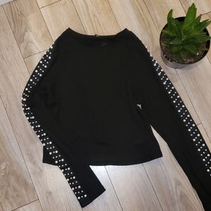 Long sleeve crop top size M
